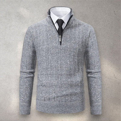The Levan Medio Zip Knit | Elegancia atemporal en cada punto