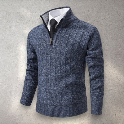The Levan Medio Zip Knit | Elegancia atemporal en cada punto