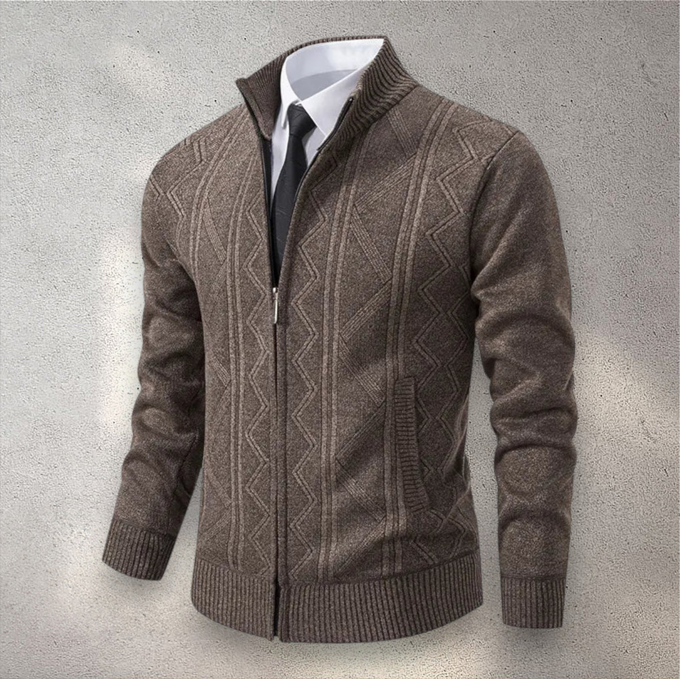 The Levan Arquette Knit | Relieve geométrico, estilo con intención