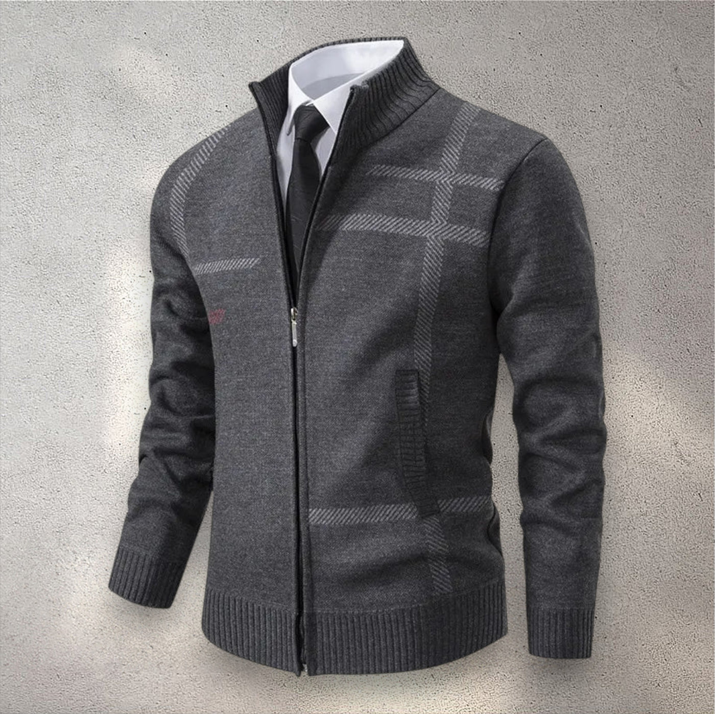 The Levan Lignum Knit | Geometría serena en punto estructurado