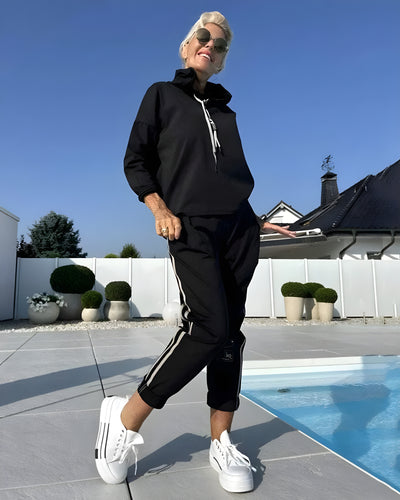 The Céleste Set | Conjunto de punto con capucha