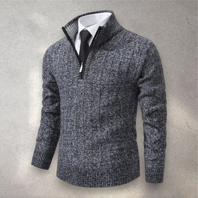 The Levan Medio Zip Knit | Elegancia atemporal en cada punto