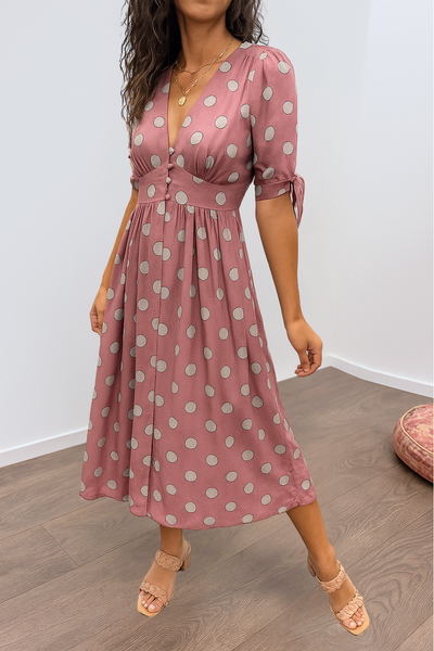 Josefa™ | Vestido Elegante de Lunares