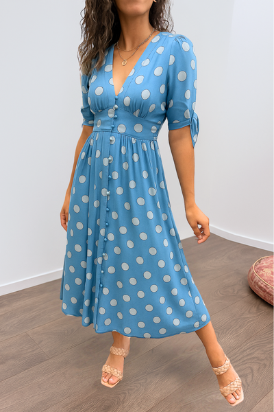 Josefa™ | Vestido Elegante de Lunares
