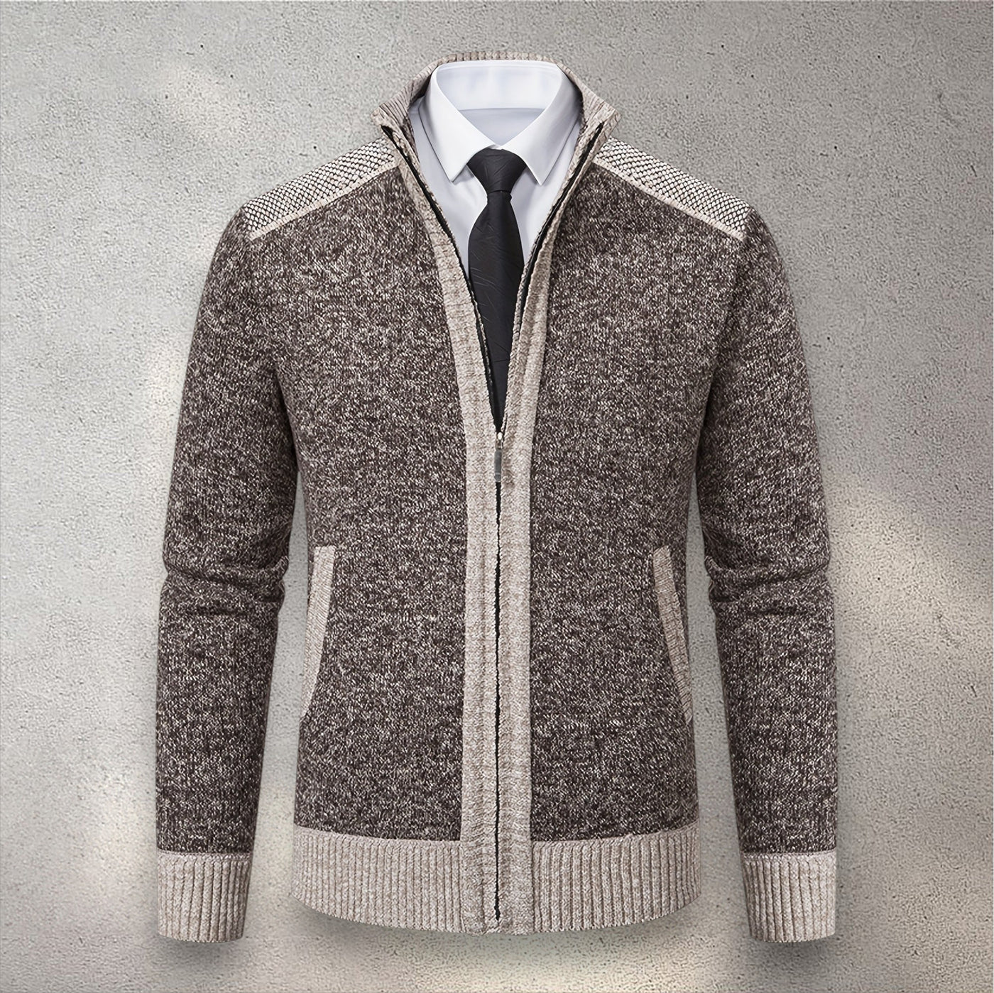 The Levan Contrast Knit | Diseño sutil, carácter relajado