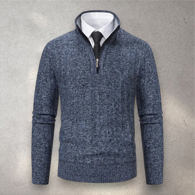 The Levan Medio Zip Knit | Elegancia atemporal en cada punto