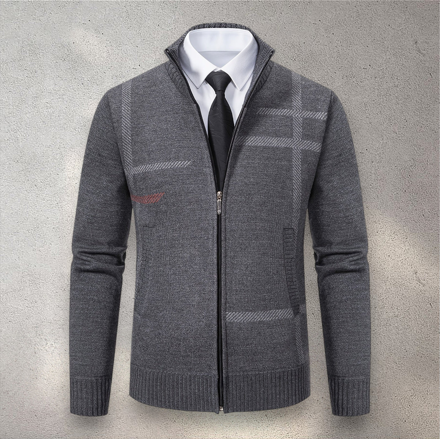 The Levan Lignum Knit | Geometría serena en punto estructurado