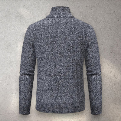 The Levan Medio Zip Knit | Elegancia atemporal en cada punto