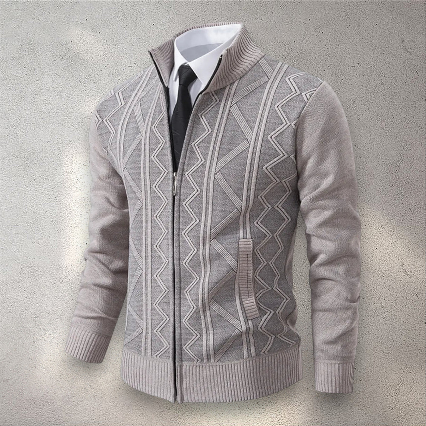 The Levan Arquette Knit | Relieve geométrico, estilo con intención