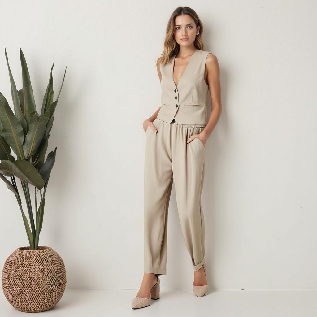 Varela™ | Traje de verano relajado en lino artesanal