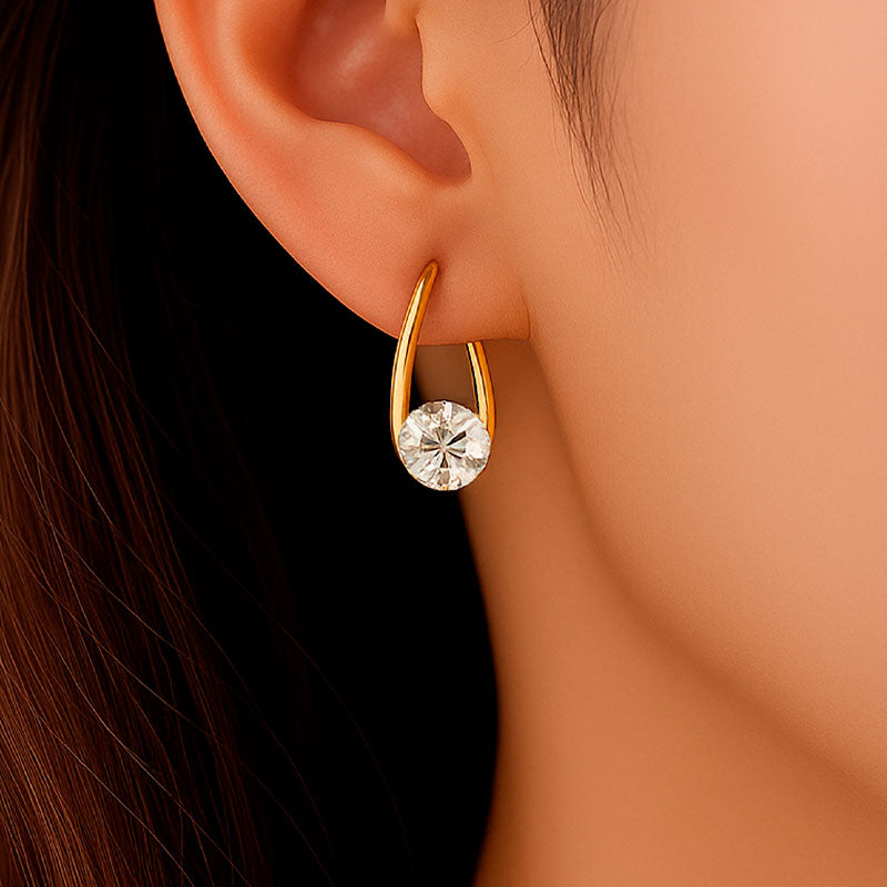 Pendientes Circonita - Oro