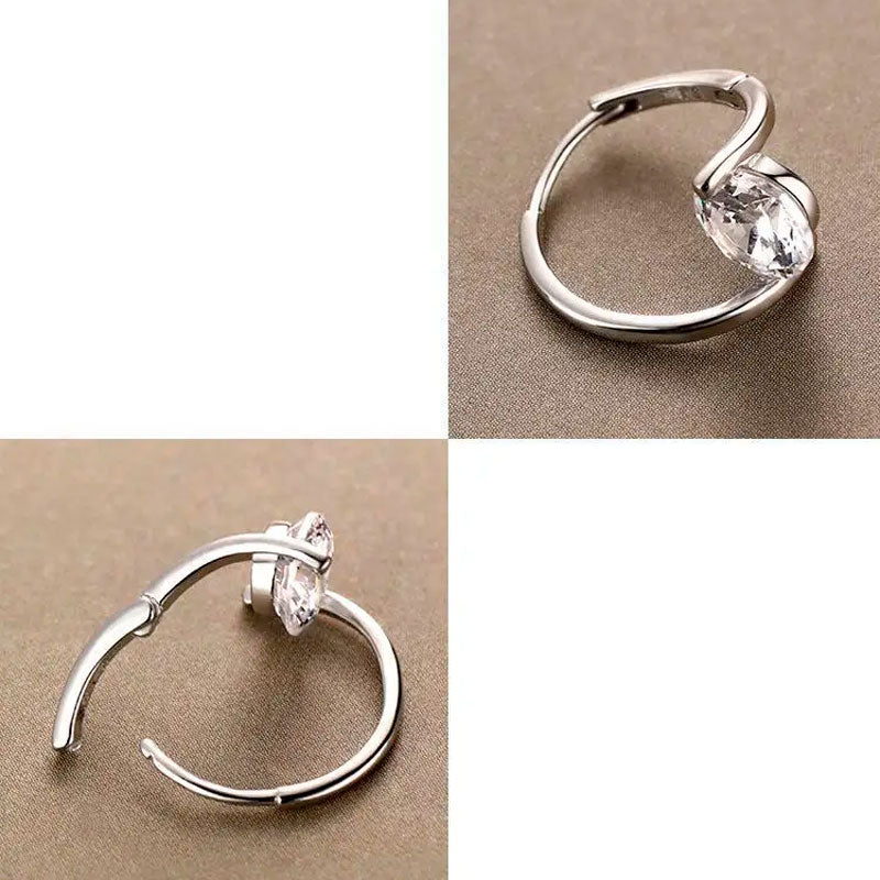 Pendientes Circonita - Plata