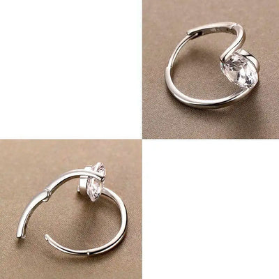 Pendientes Circonita - Plata