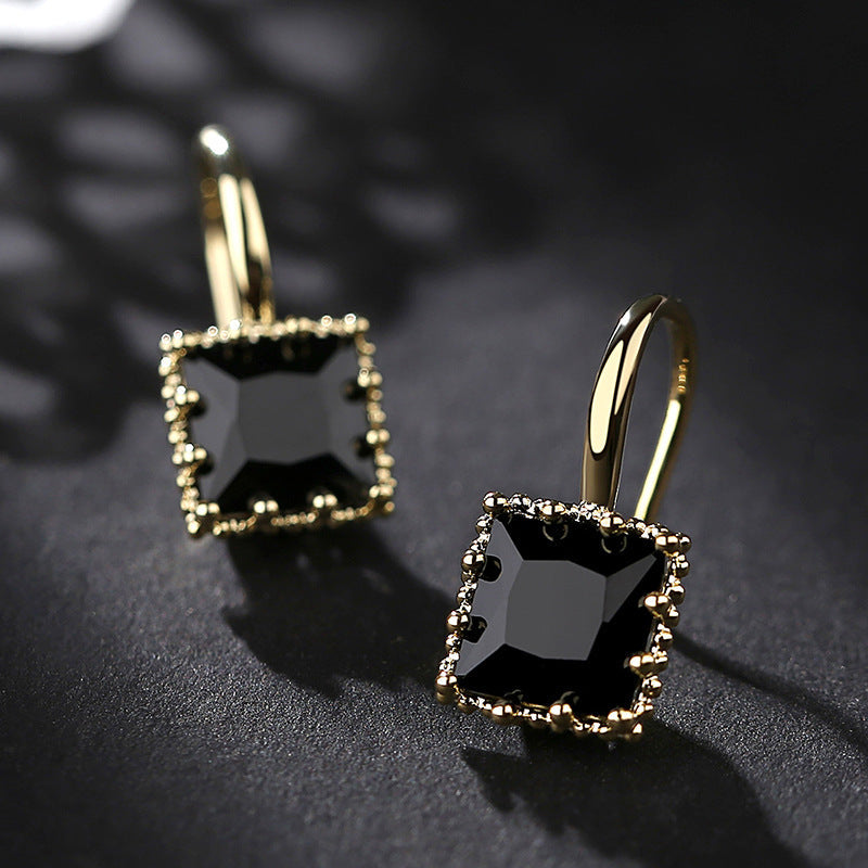 Pendientes Rafaela - Negro