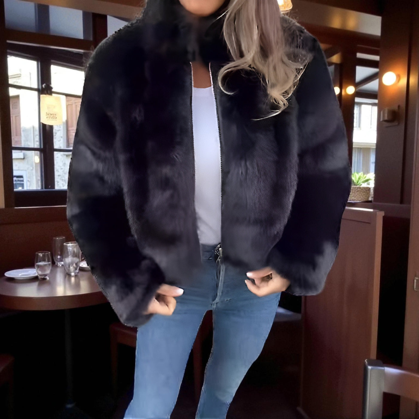 The Pura Esencia | Chaqueta Elegante de Borreguito