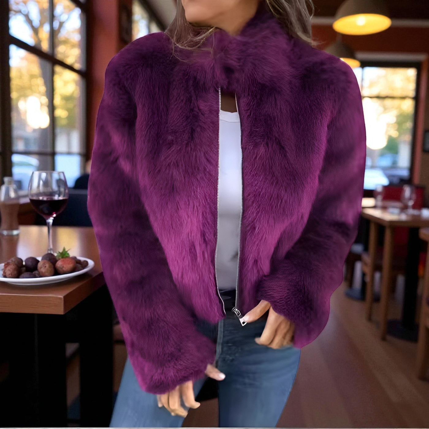 The Pura Esencia | Chaqueta Elegante de Borreguito