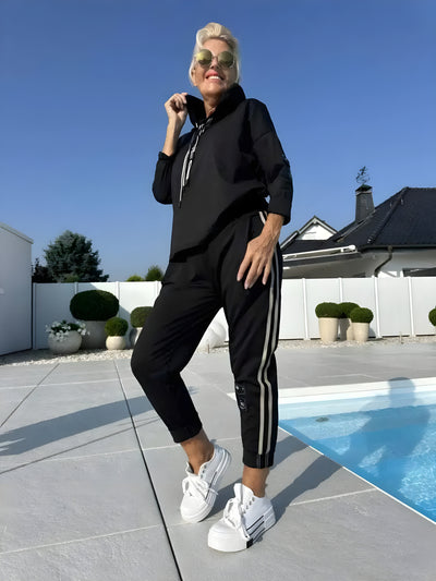 The Céleste Set | Conjunto de punto con capucha