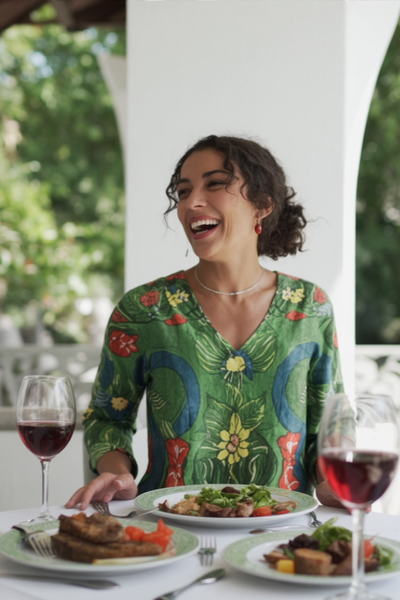 Tara™ | Vestido Elegante Floral Vintage