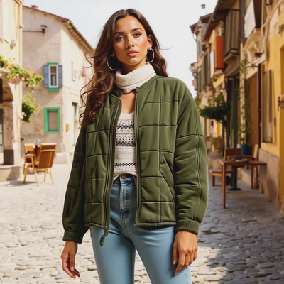 Sofía™ | Chaqueta Acolchada Oversize con Estilo Elegante