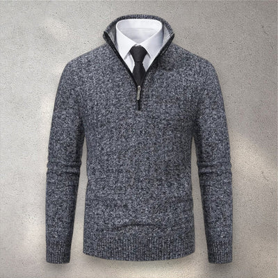 The Levan Medio Zip Knit | Elegancia atemporal en cada punto