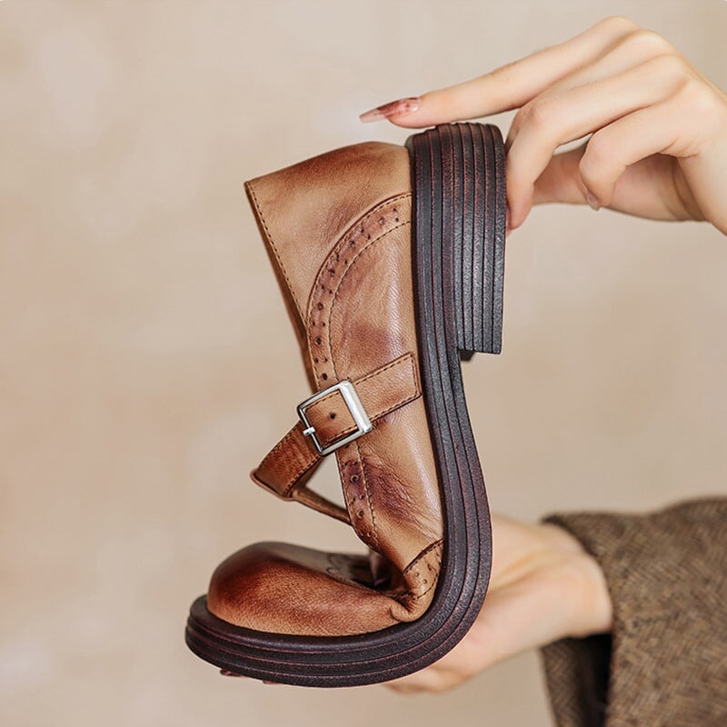 Elena™ | Zapato de Cuero Elegante