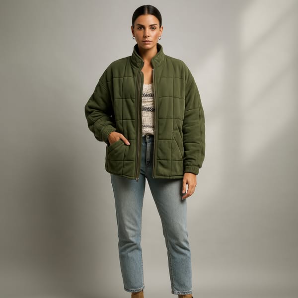 Sofía™ | Chaqueta Acolchada Oversize con Estilo Elegante