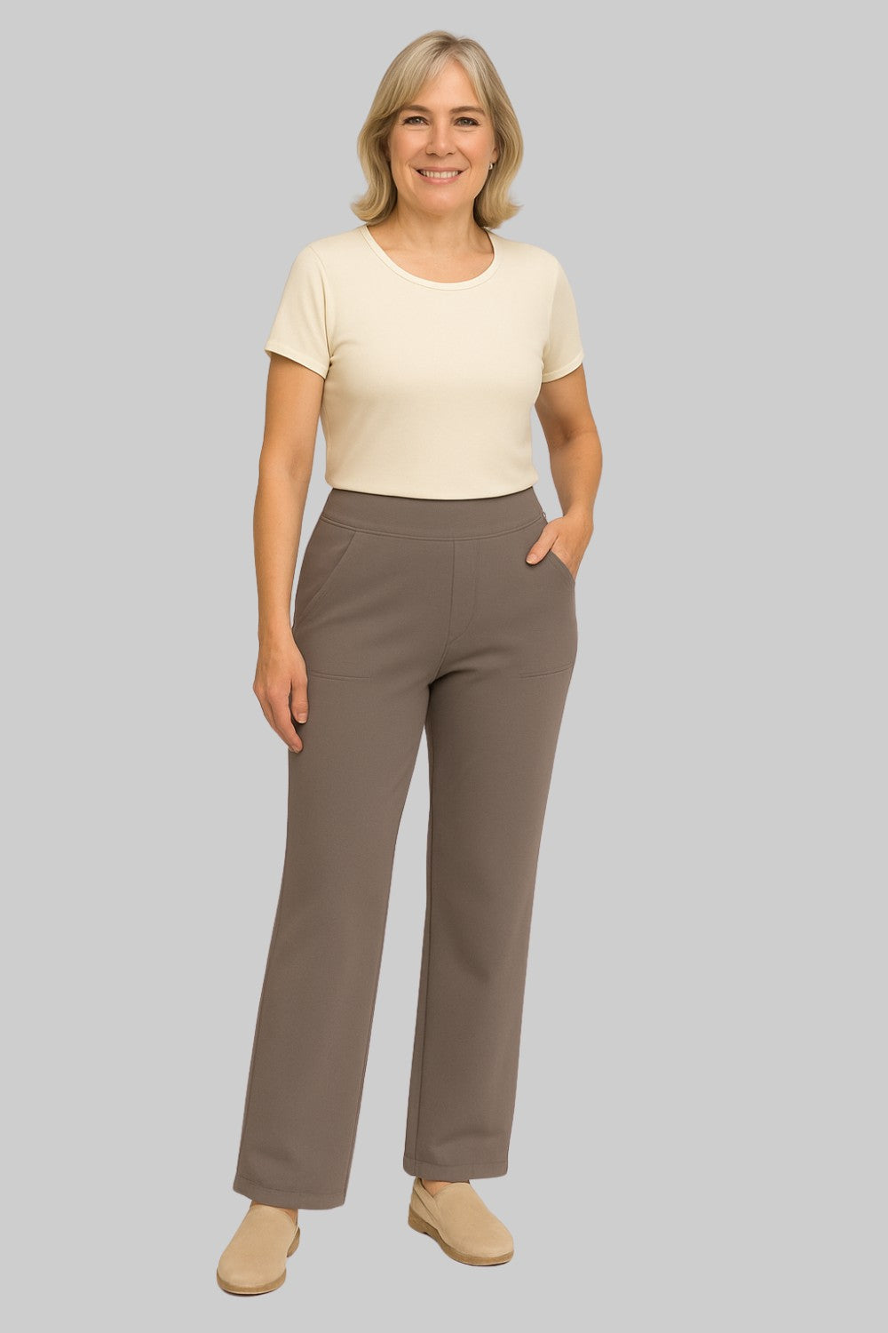 Calista | Pantalón elegante de suave punto
